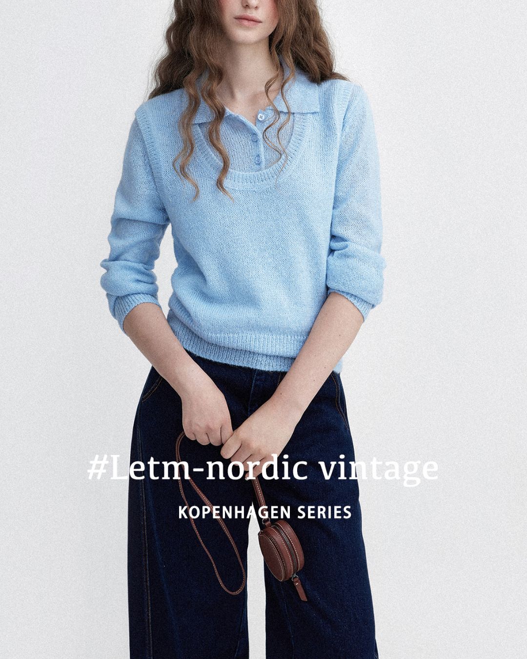 Soft Polo Knit ＆ U-neck Vest　KN023