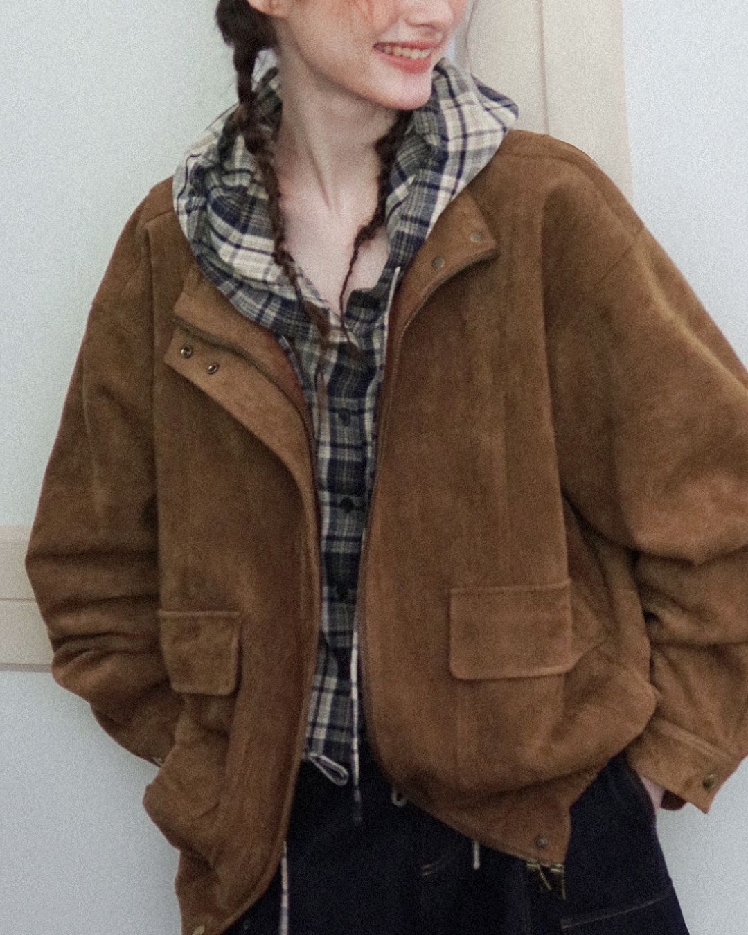 Suede Retro Jacket　JK019