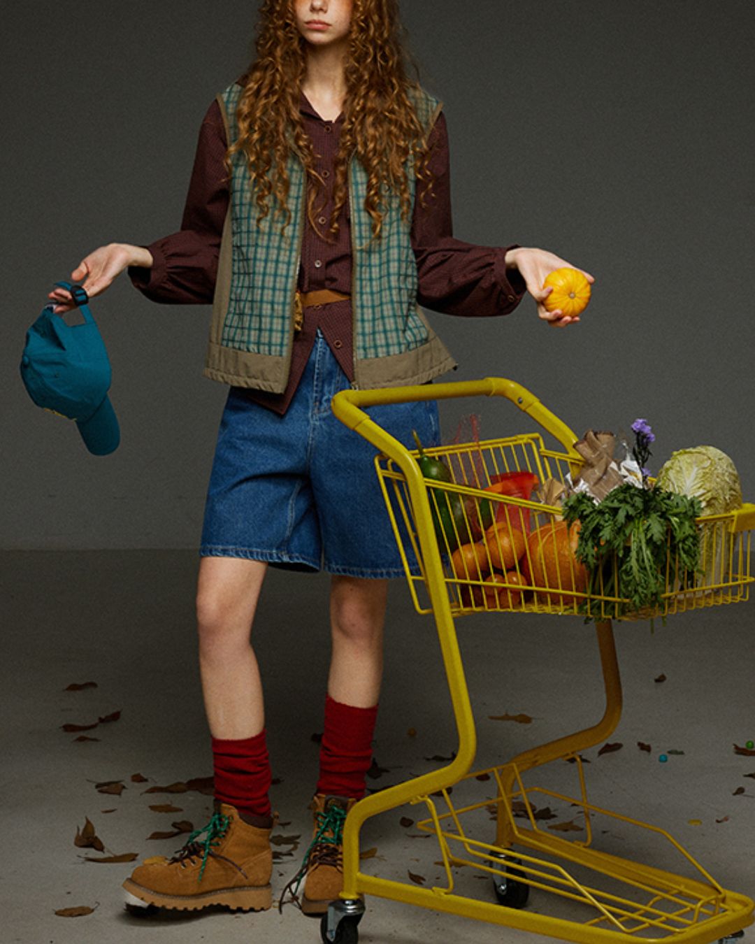 Hooded Checked Shirt　LS031