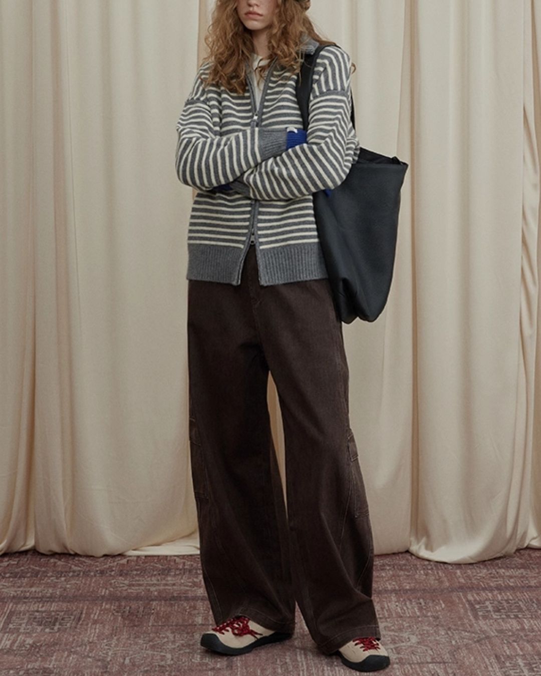 Work Denim Wide Pants　DP008