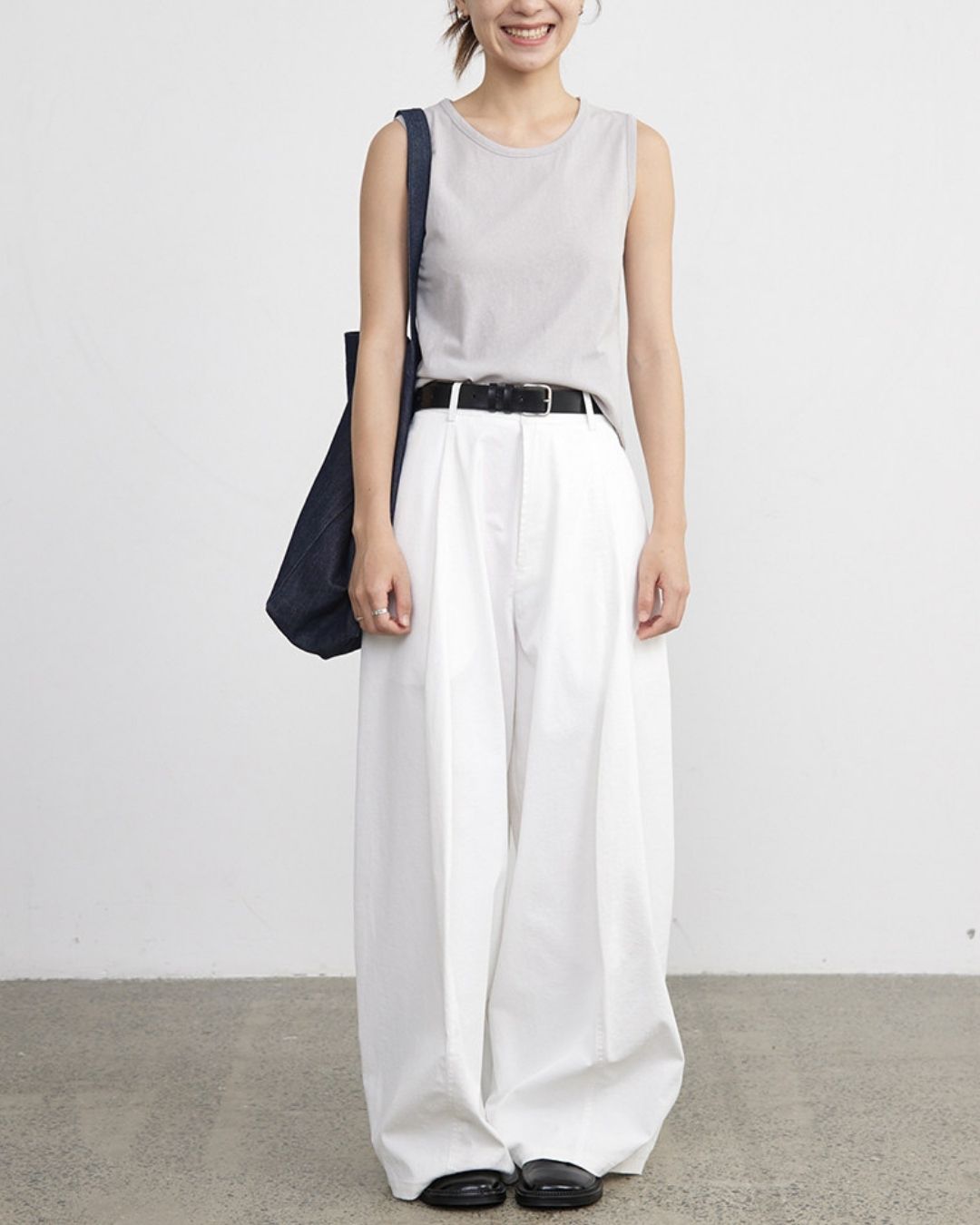 Relaxed Drape Pants　PT046