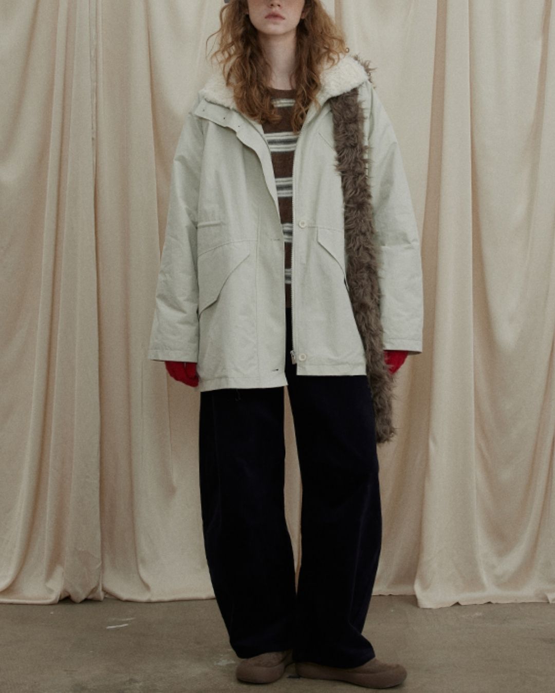 Corduroy Curve Pants　PT024