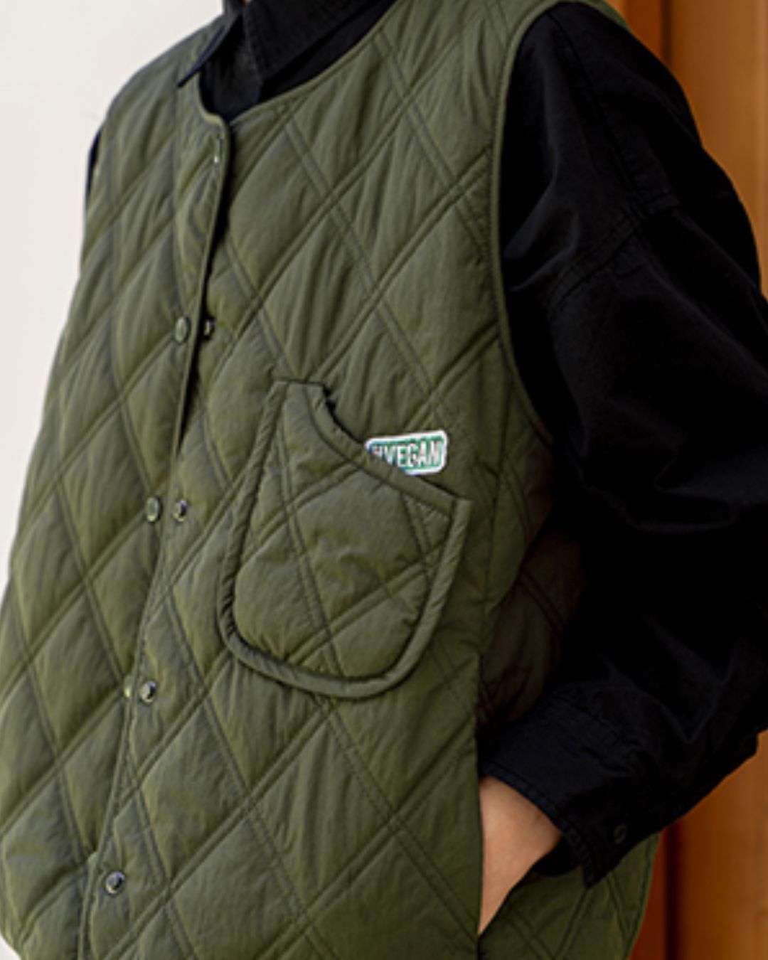 Nylon Quilted Vest　VT001