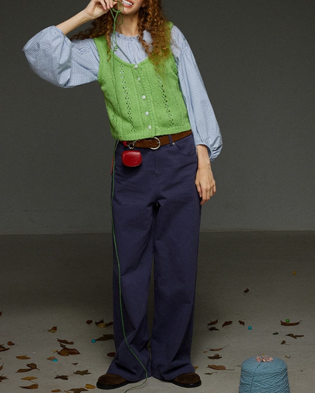 Puff Sleeve Shirt Pullover　LS030