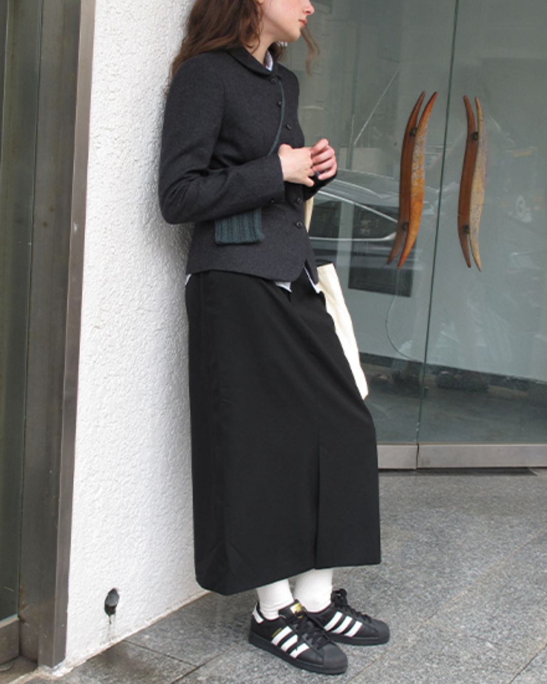 Front Slit Midi Tight Skirt　SK002