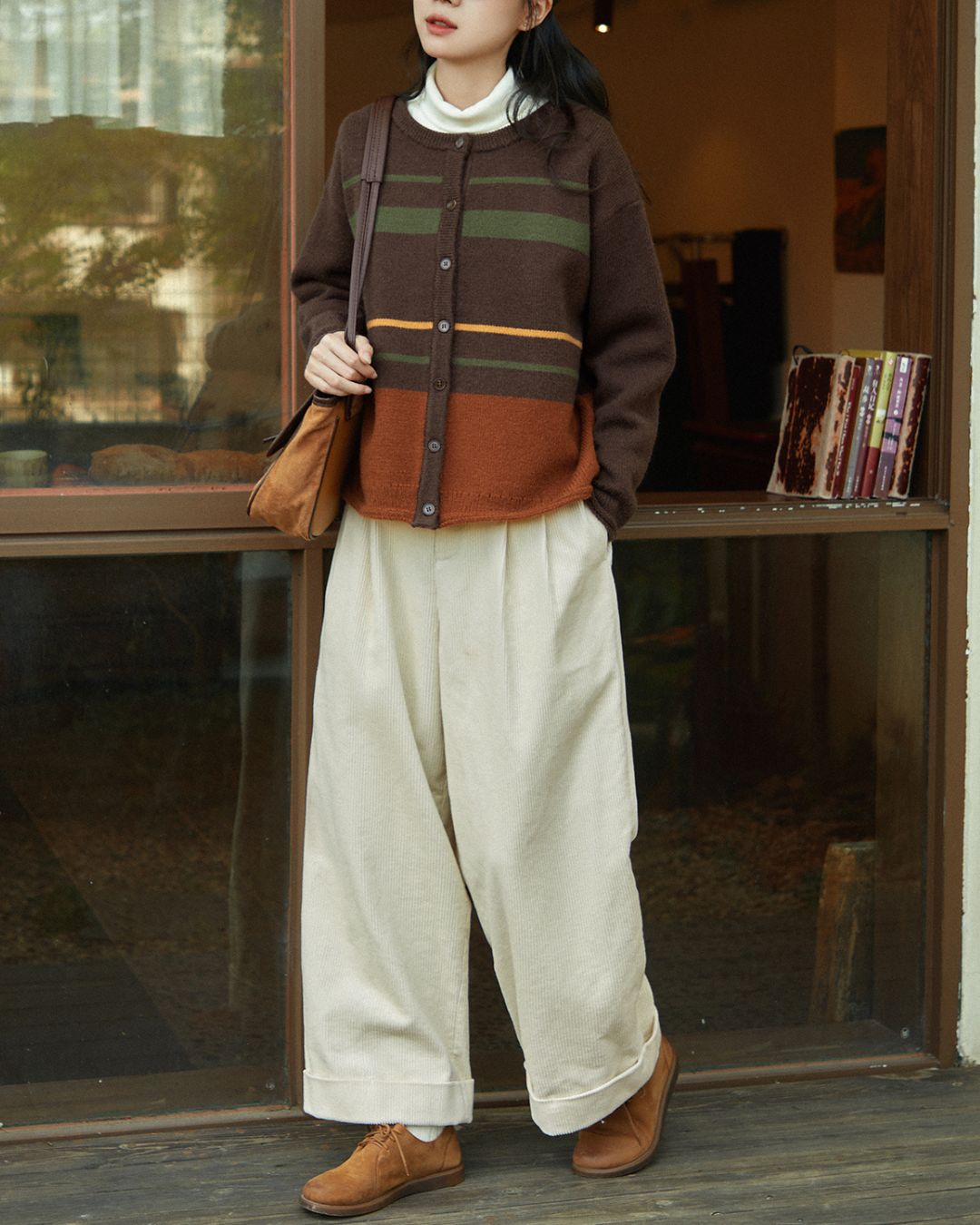 Corduroy Double Wide Pants　PT029