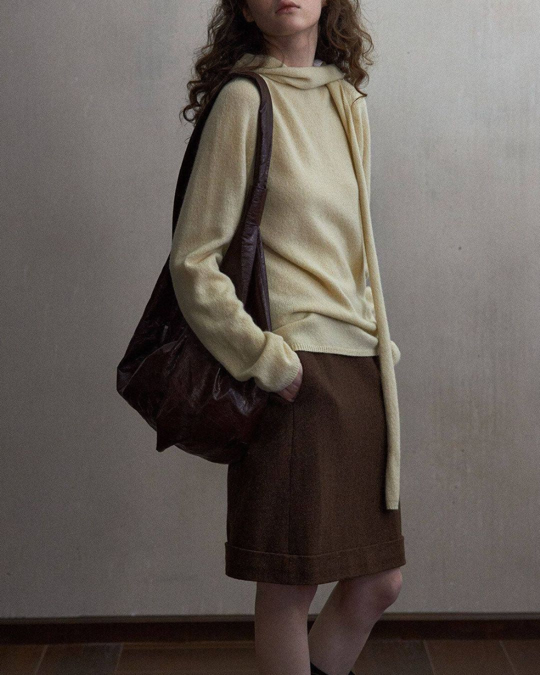 Basic Yak Wool Color Knit Pullover　KN109