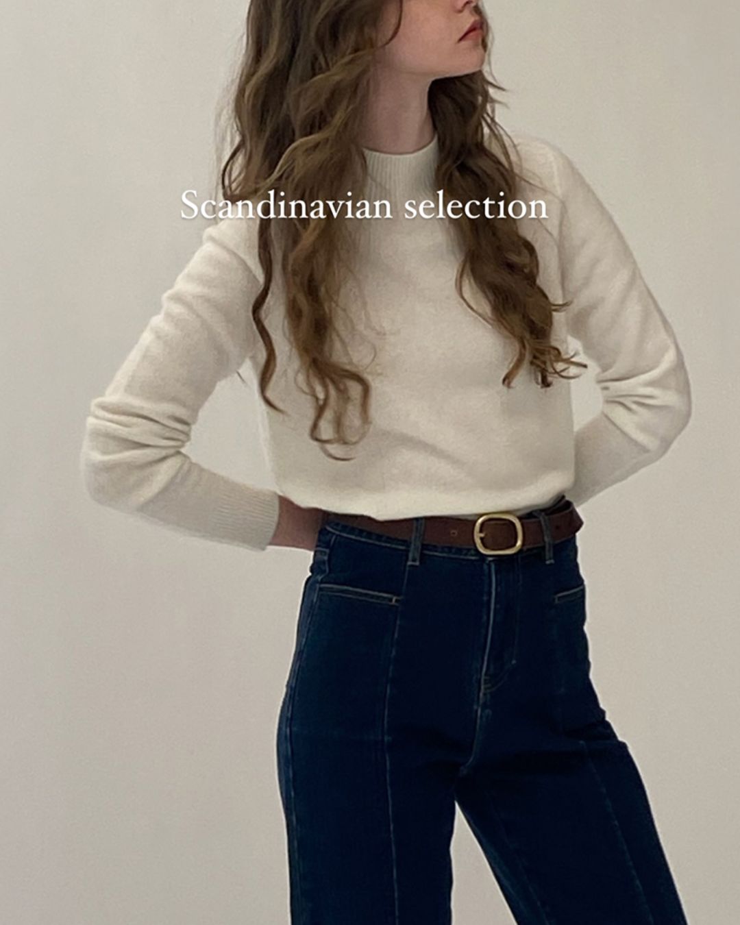 Bottleneck Wool Knit　KN030