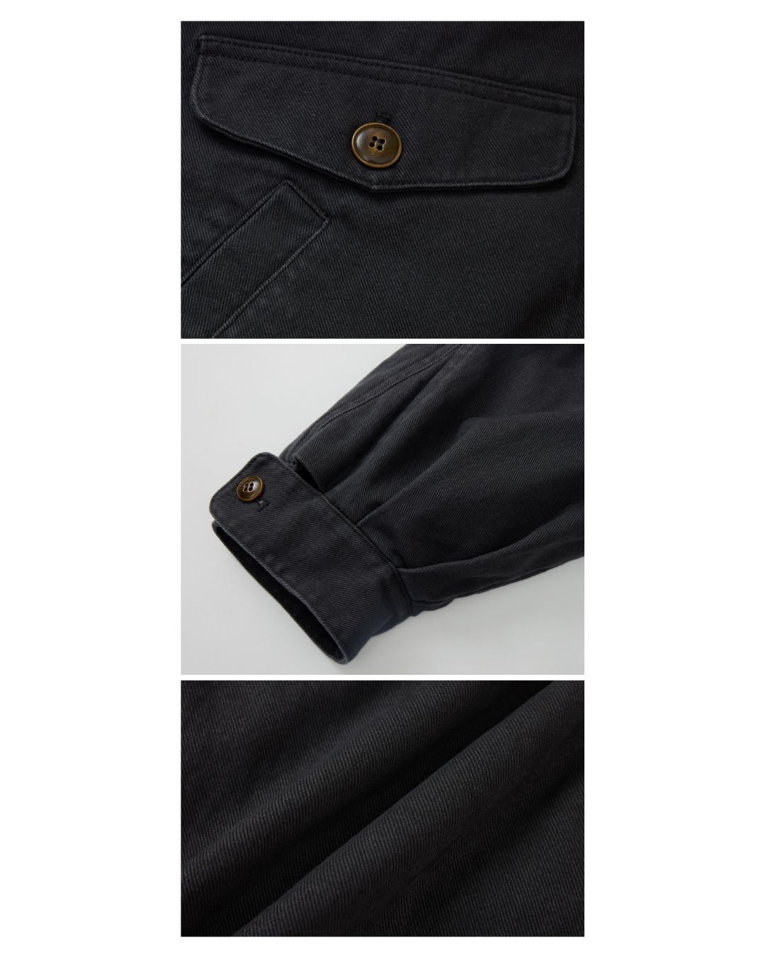 Fur Collar Padded Denim Jacket　JK058