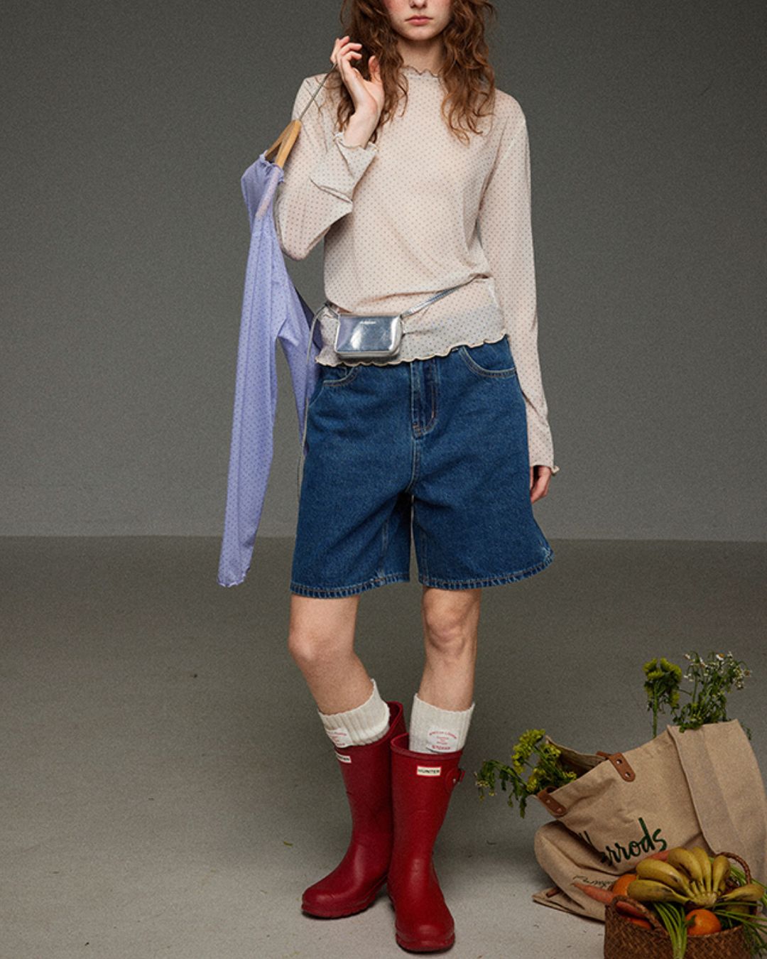 Sheer Dot Mellow Top　LT015