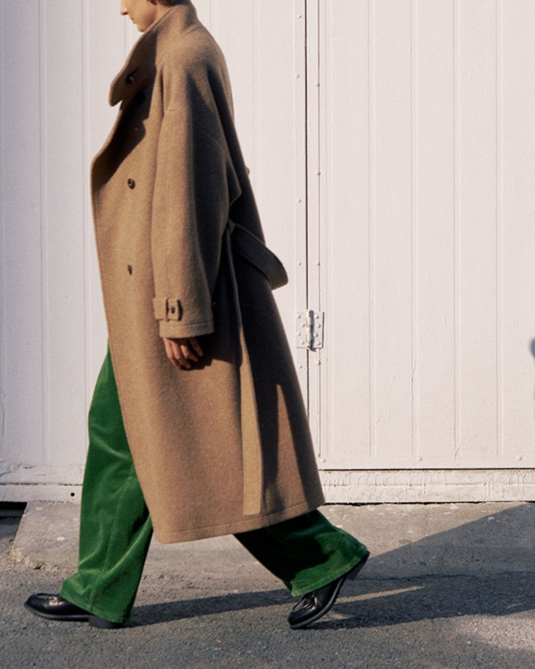 Stand-collar Wool Long Coat　CT029