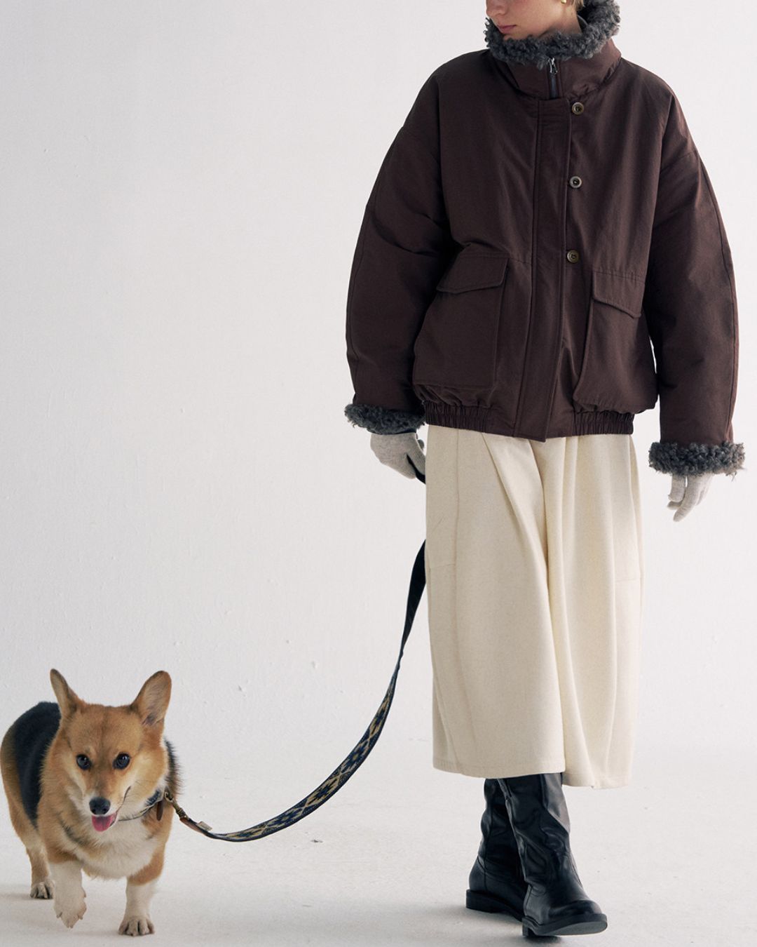 Wool Straight Cropped Pants　PT031