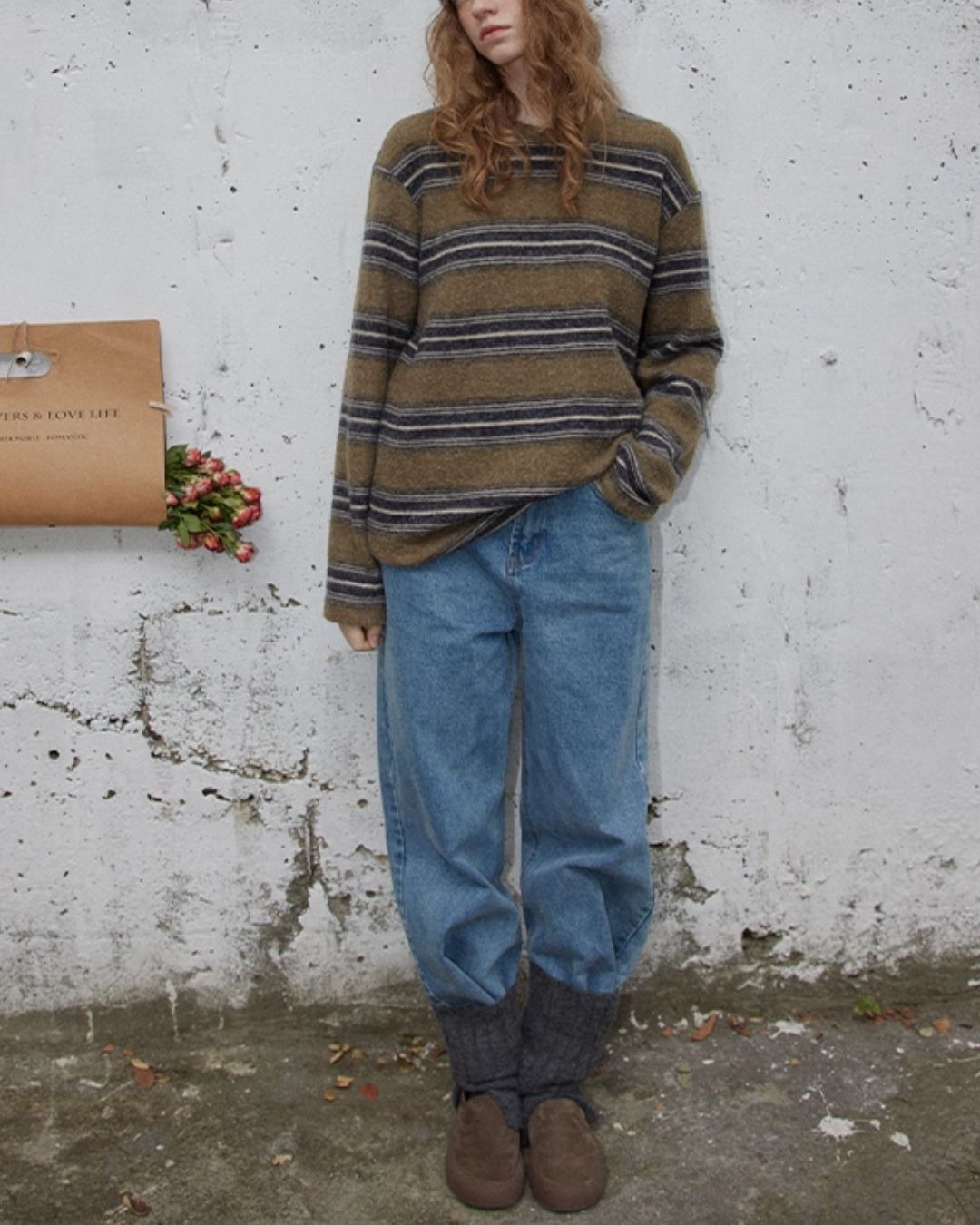 Loose Fit Straight Jeans　DP012