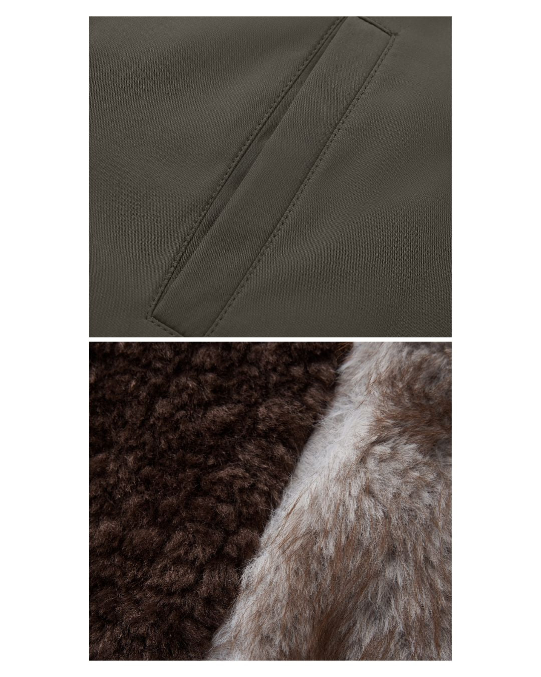 Oversized Fur Work Jacket　JK059