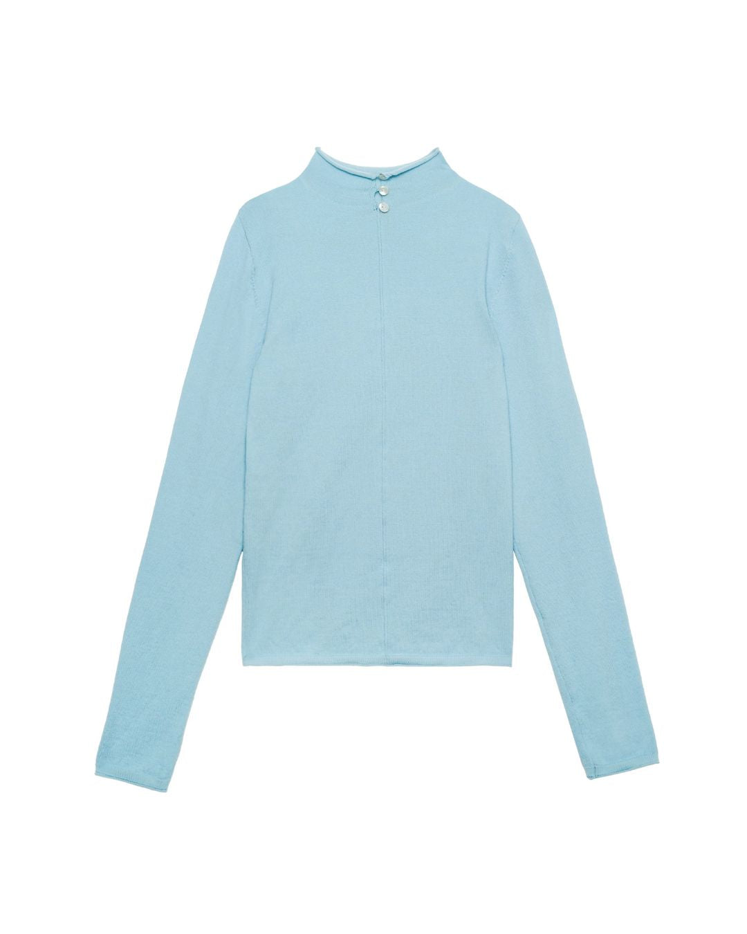 Wool Slim Fit High Neck Knit　KN094