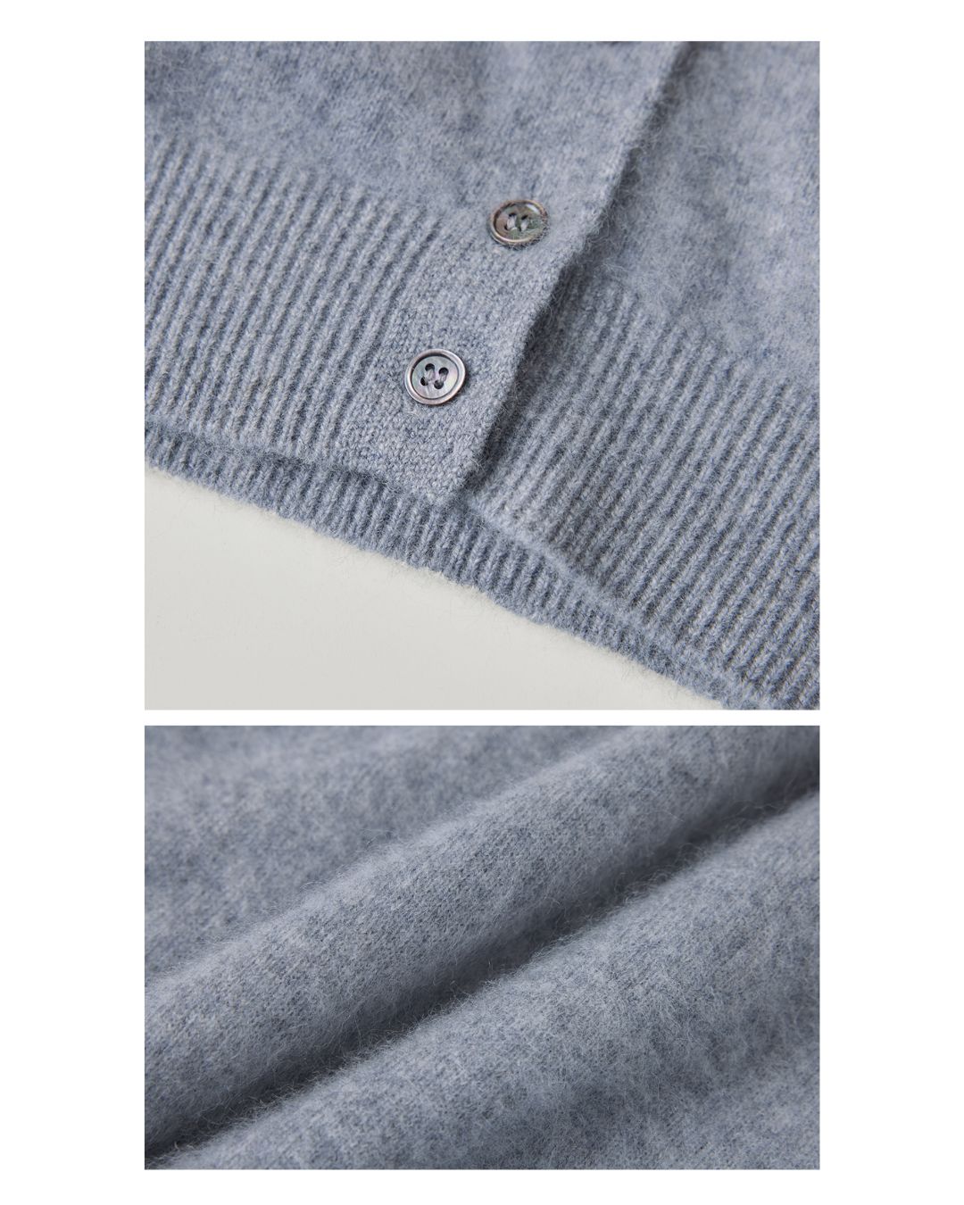 Wool Cashmere Knit Cardigan　KN038