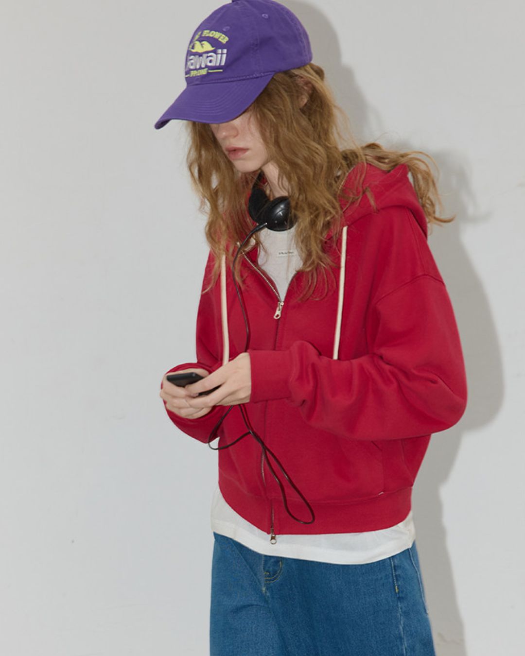 Basic Cotton Brushed Lining Hoodie　HD005