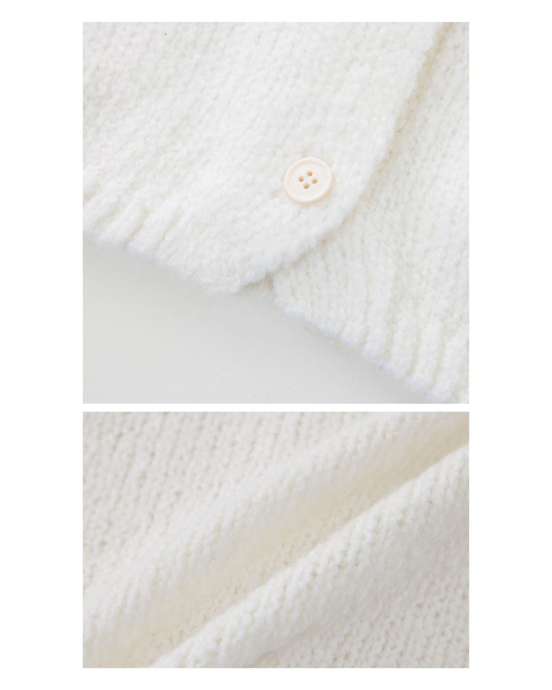 Loop Yarn Hooded Knit Vest　KN025