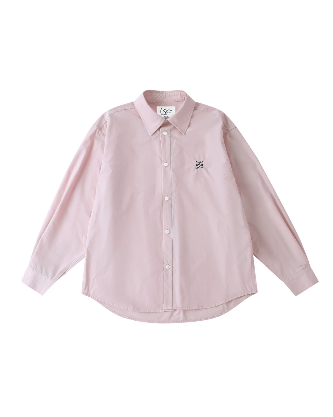Chest Embroidered Casual Collar Shirt　LS047