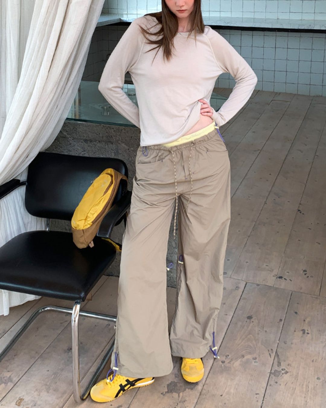 Comfortable Back Logo T-shirt　LT021