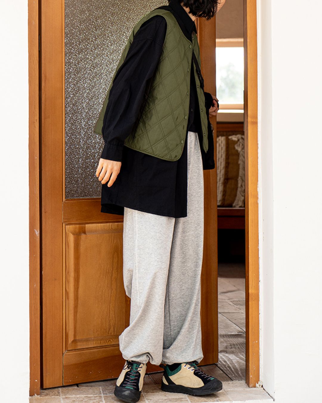 Nylon Quilted Vest　VT001