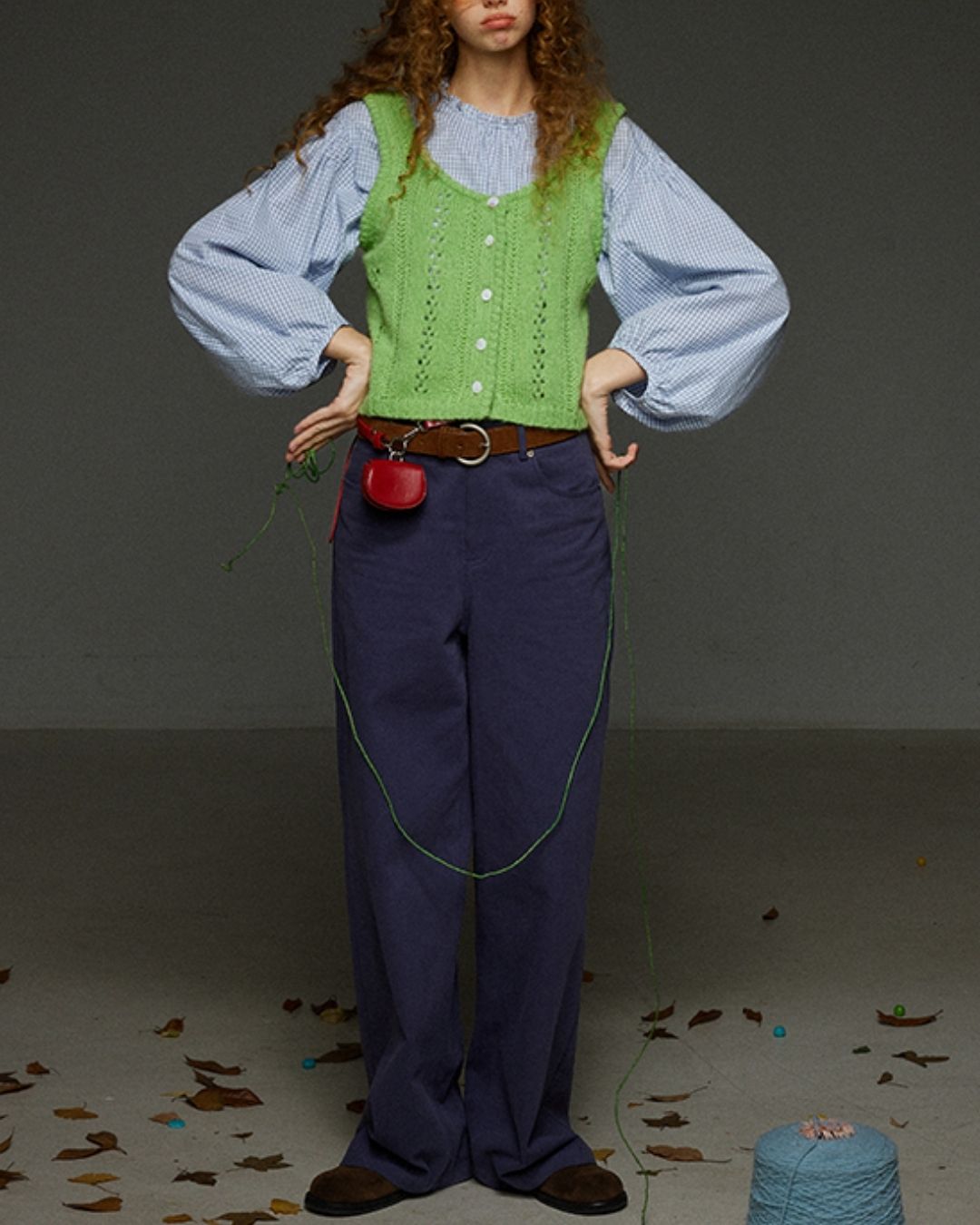 Puff Sleeve Shirt Pullover　LS030