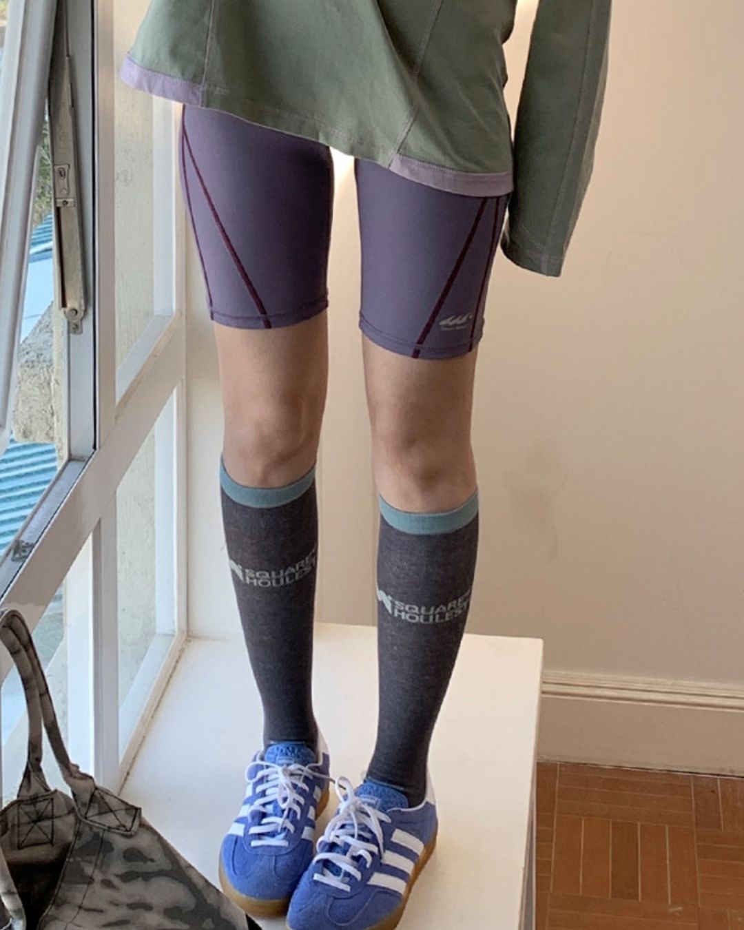 Color Block Fitness Shorts　SP002