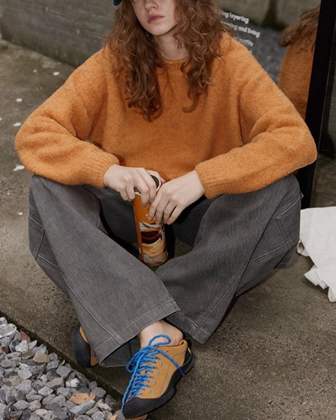 Work Denim Wide Pants　DP008