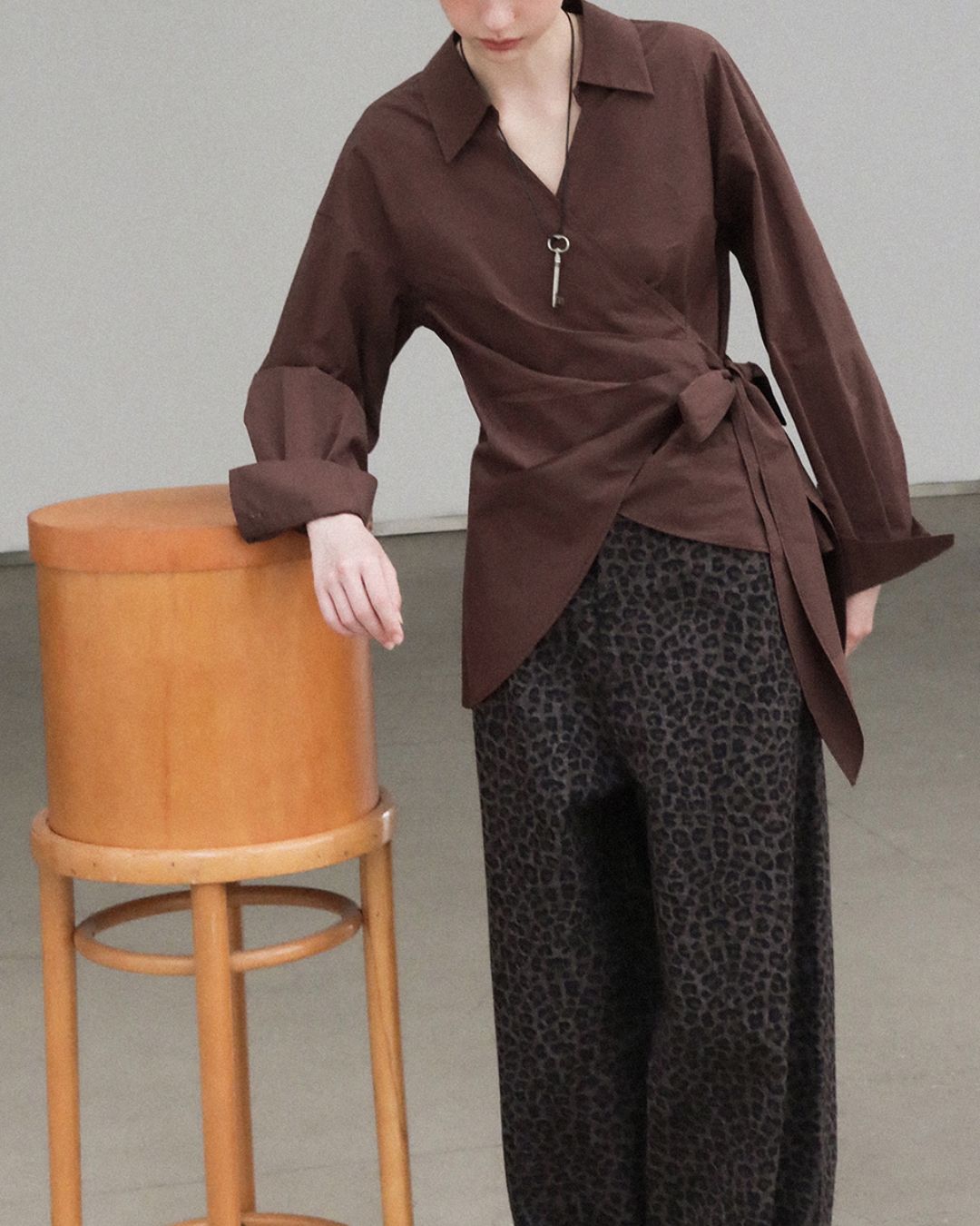 Skipper Wrap Striped Shirt　LS020