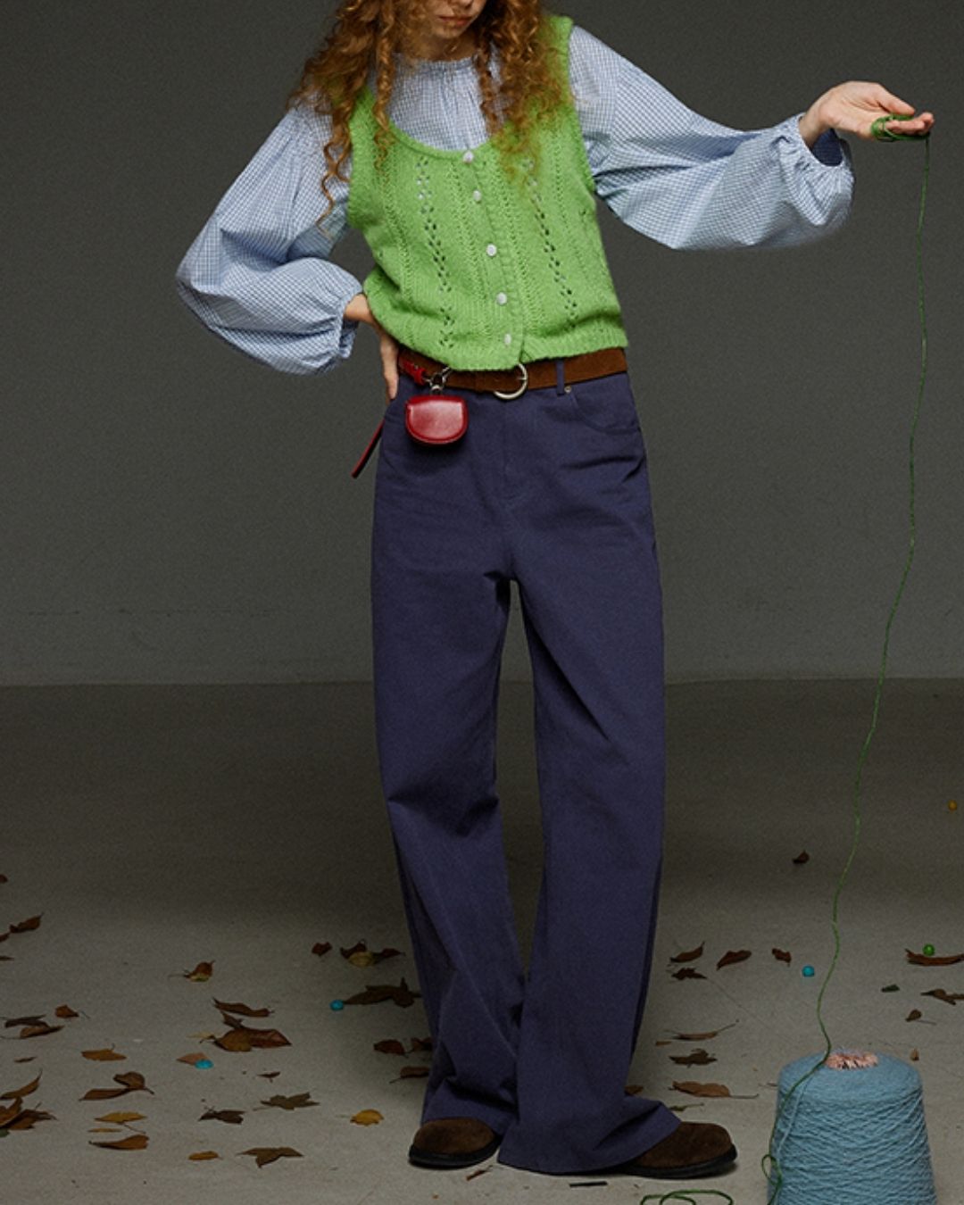 Puff Sleeve Shirt Pullover　LS030