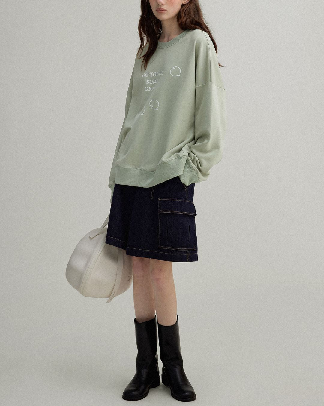 Letter Printed Sweat　SW003