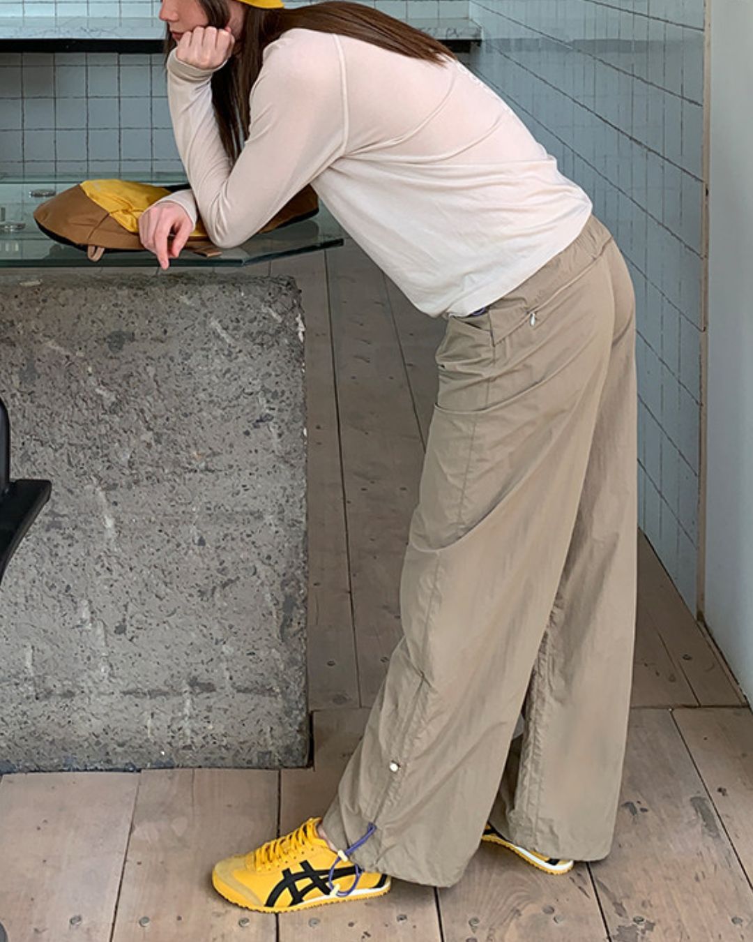 Comfortable Back Logo T-shirt　LT021