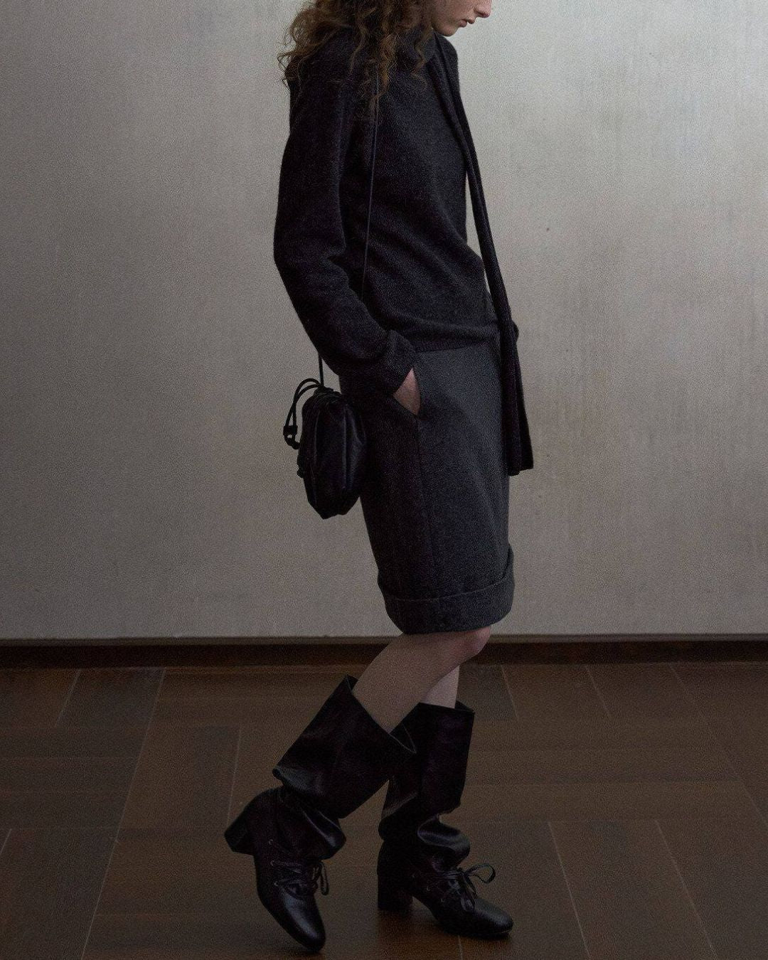 Basic Yak Wool Color Knit Pullover　KN109