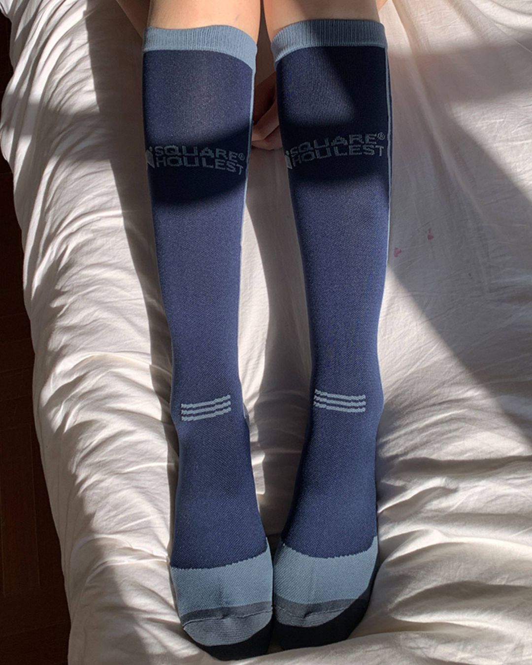 Color Block Sports Knee Socks　OR001