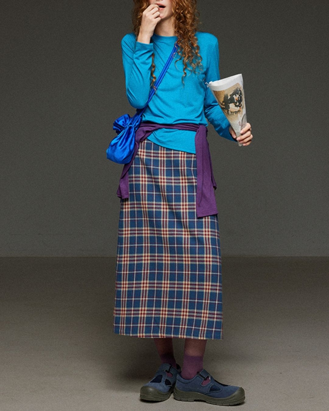 Boat Neck Slim Fit T-shirt　LT012