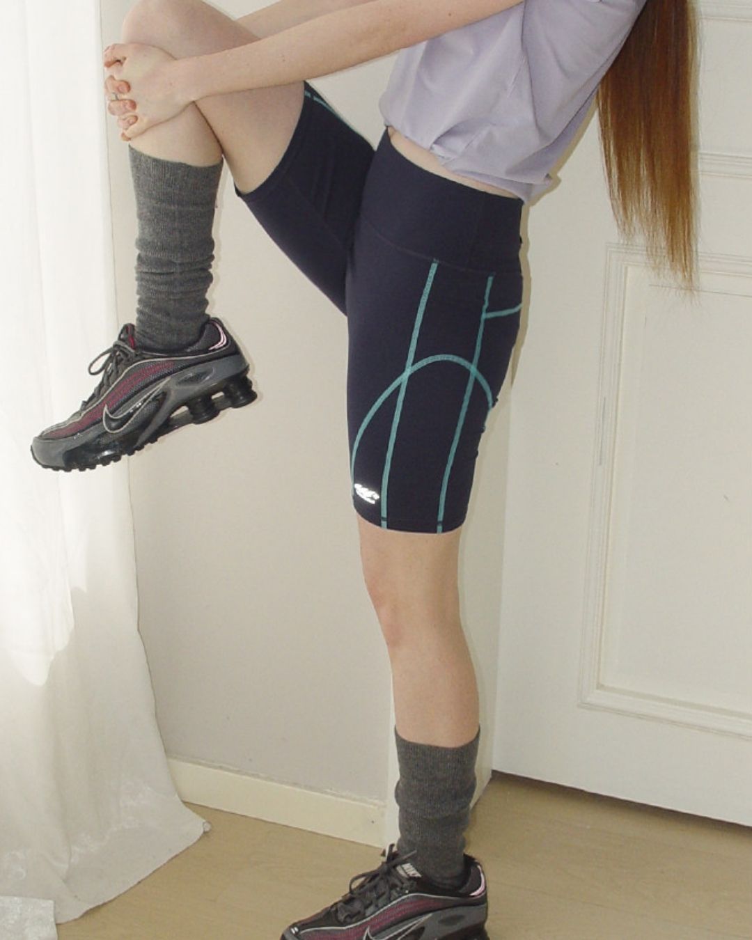 Color Block Fitness Shorts　SP002