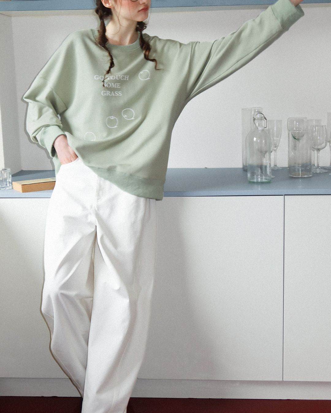 Letter Printed Sweat　SW003