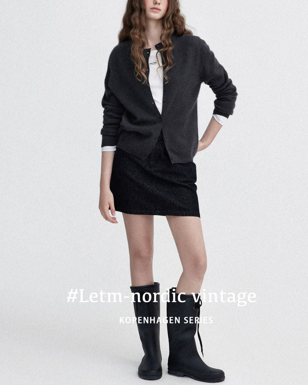 Brushed Knit Cardigan　KN027