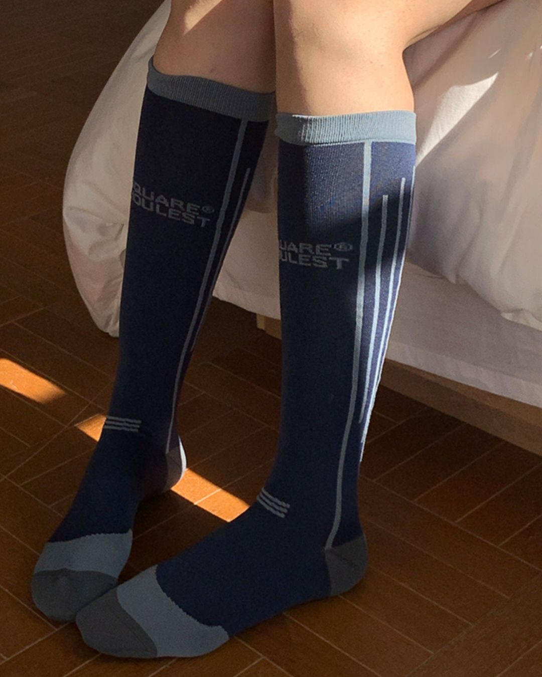 Color Block Sports Knee Socks　OR001