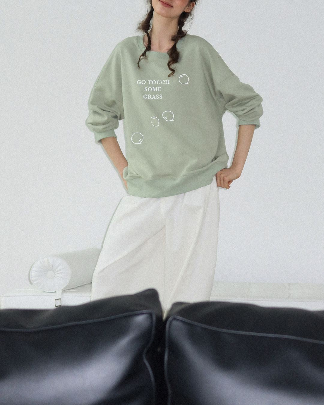 Letter Printed Sweat　SW003