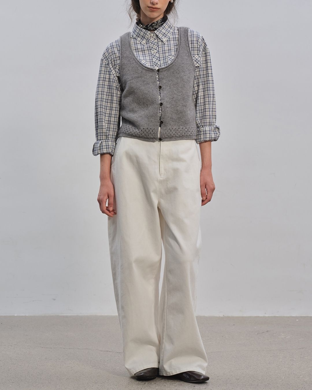 Front And Back 2-way Knit Vest　VT003