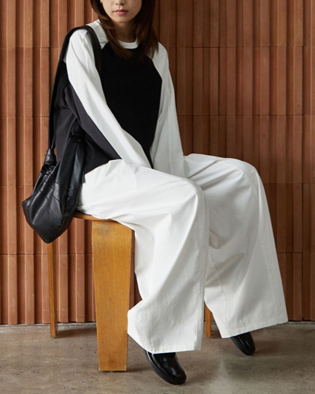 Relaxed Drape Pants　PT046