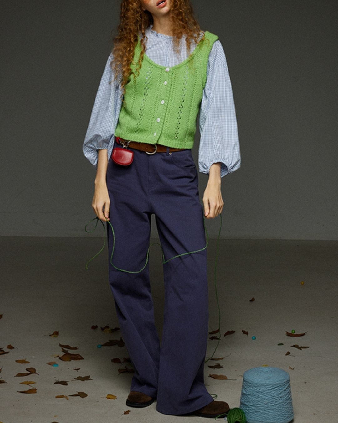 Puff Sleeve Shirt Pullover　LS030