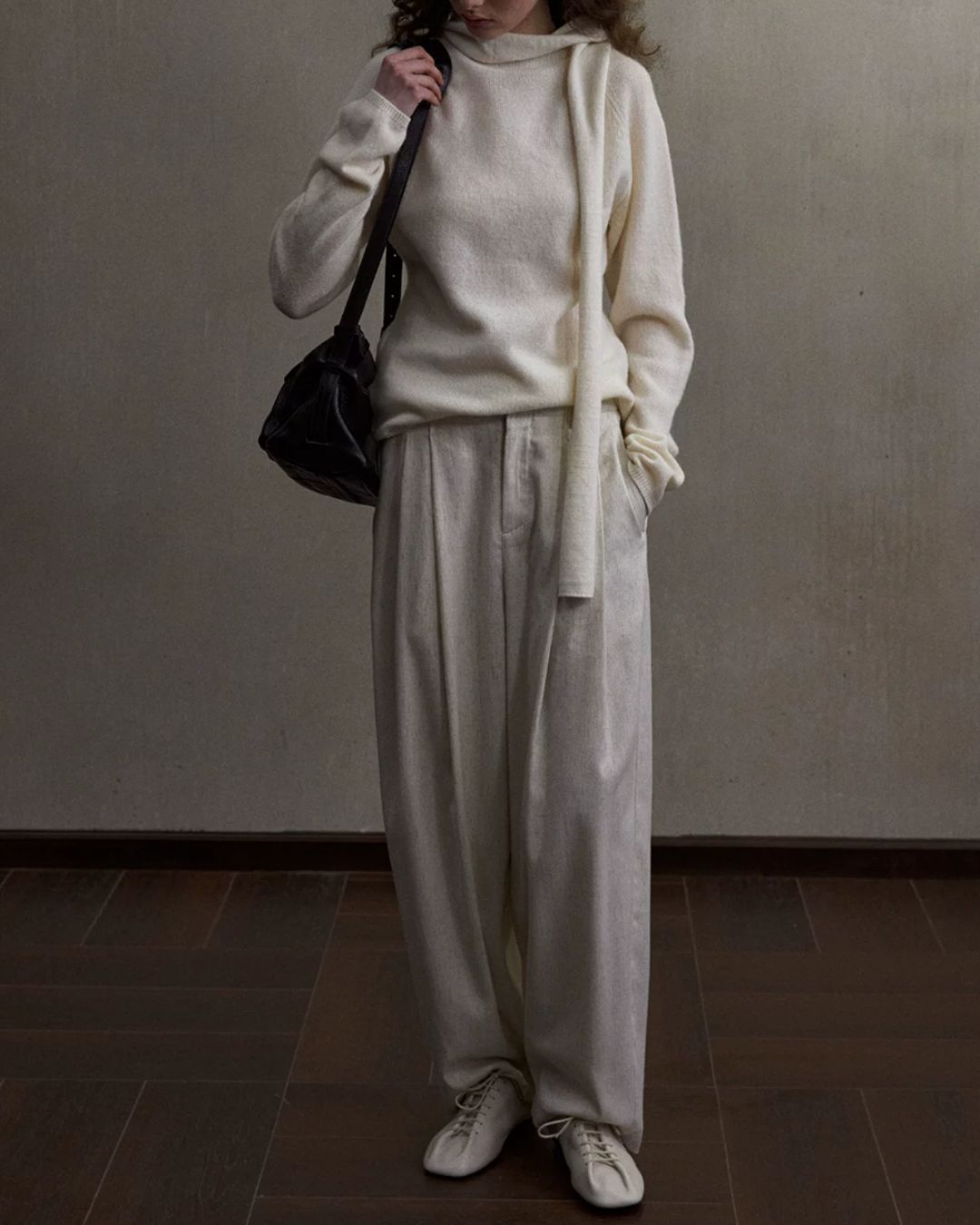 Basic Yak Wool Color Knit Pullover　KN109