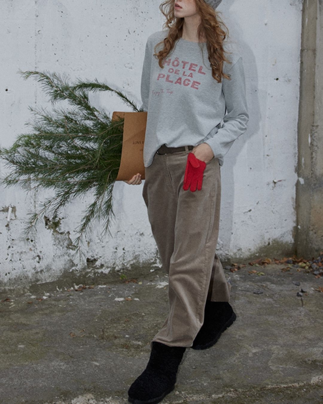 Corduroy Curve Pants　PT024