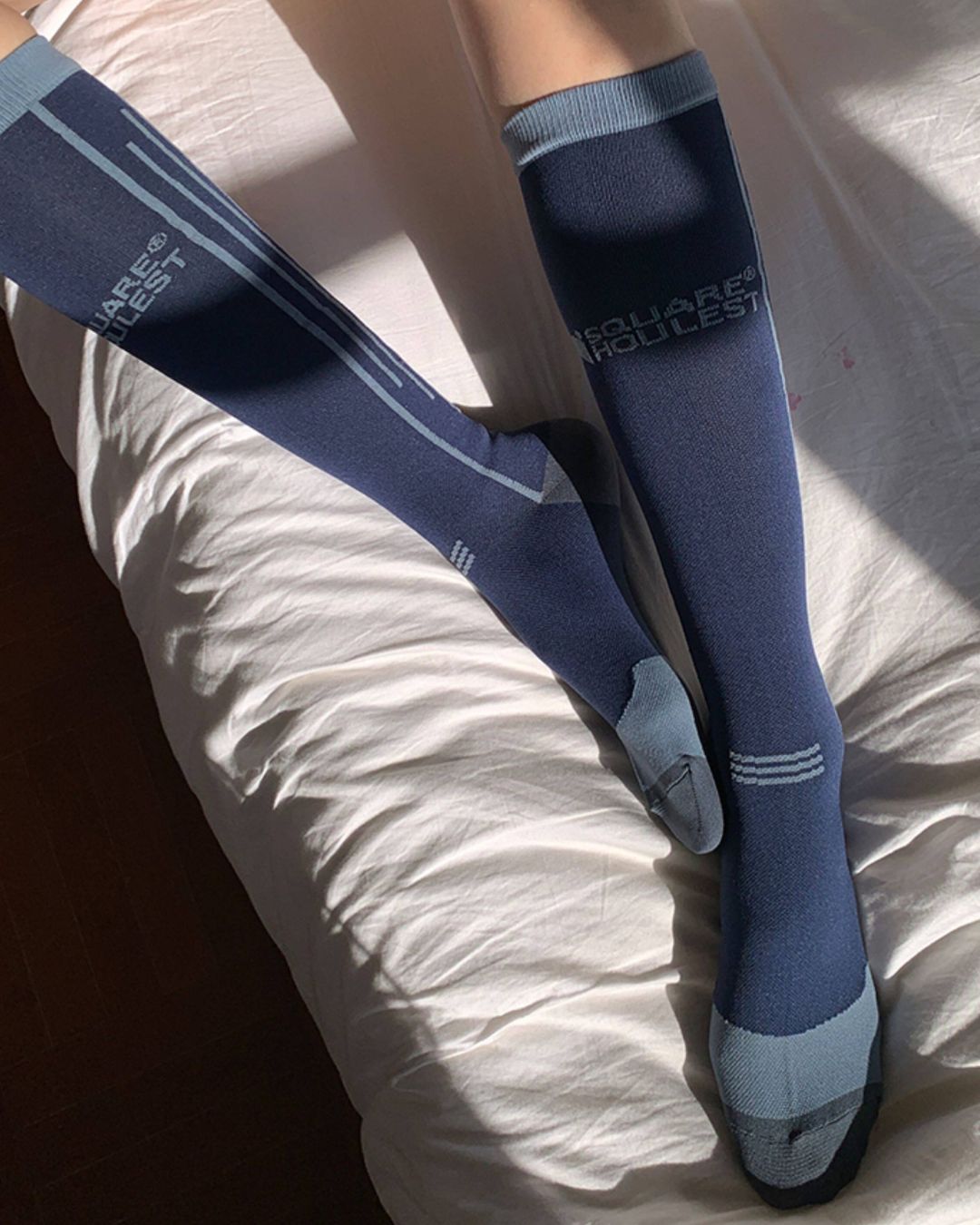 Color Block Sports Knee Socks　OR001