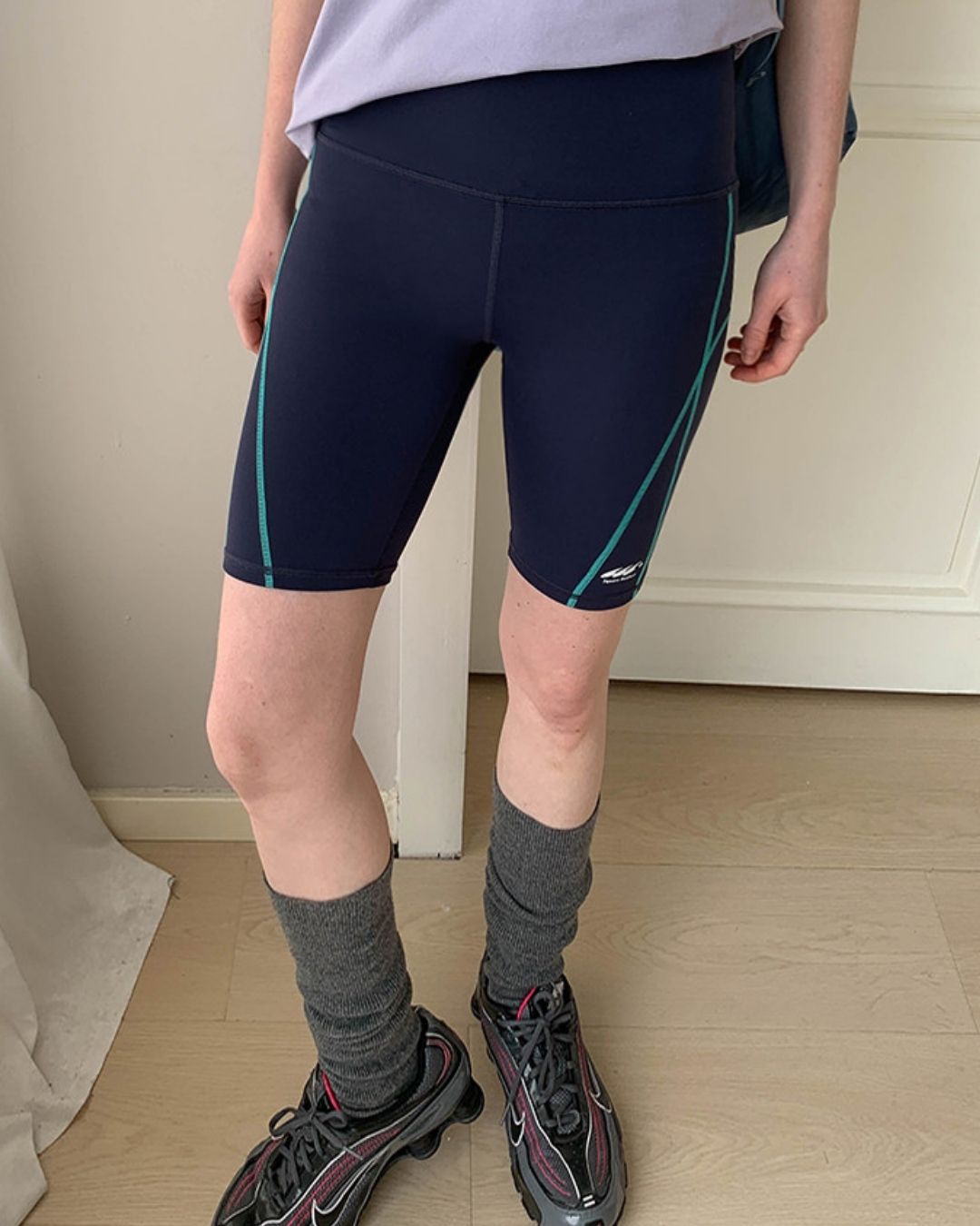 Color Block Fitness Shorts　SP002