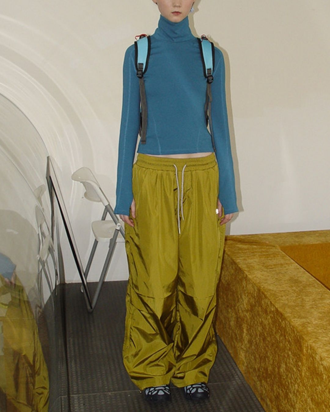 Drawcord Hem Outdoor Pants　PT041