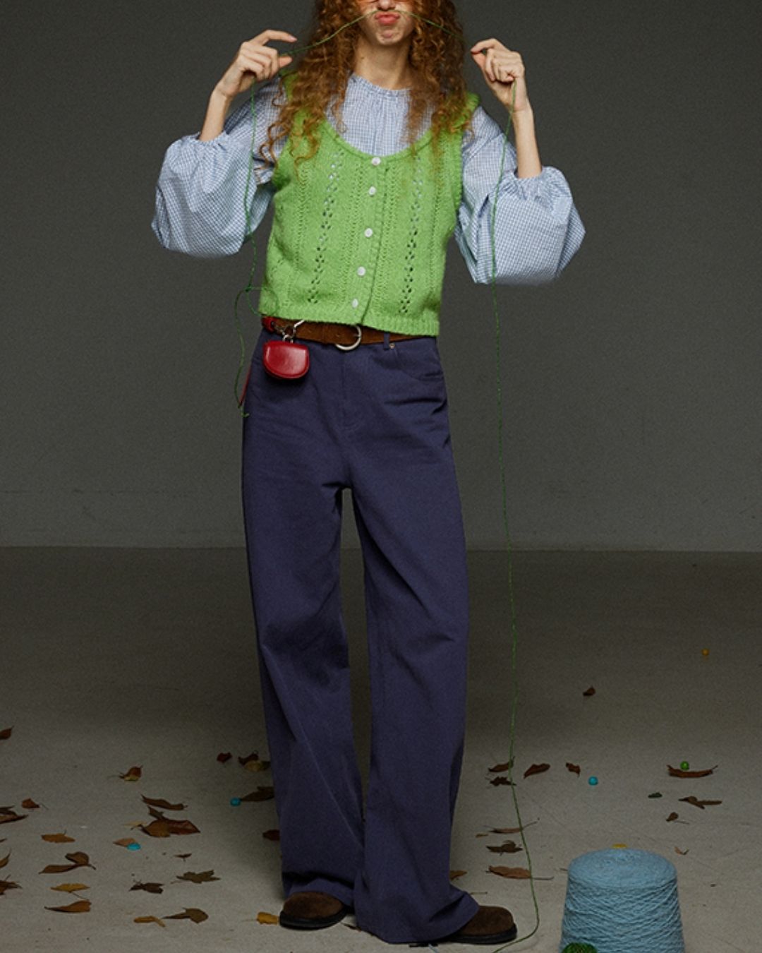 Puff Sleeve Shirt Pullover　LS030