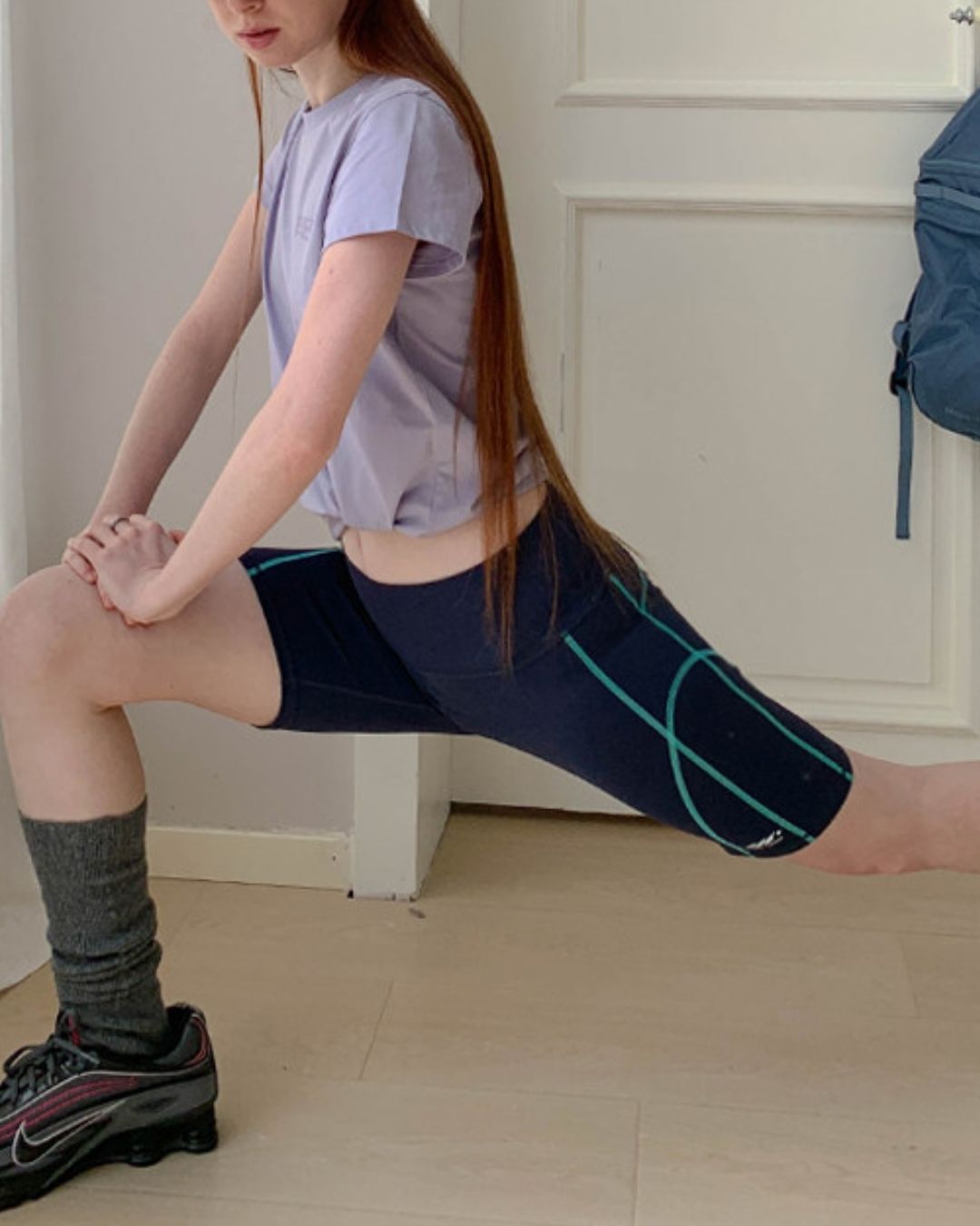 Color Block Fitness Shorts　SP002